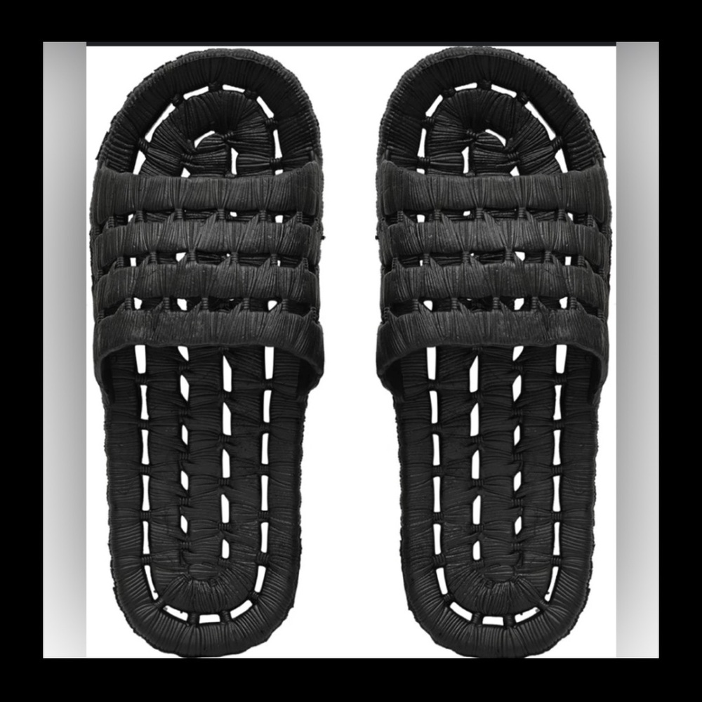 NWT AQUA TEC MEN’S  RELAX BLACK SANDALS